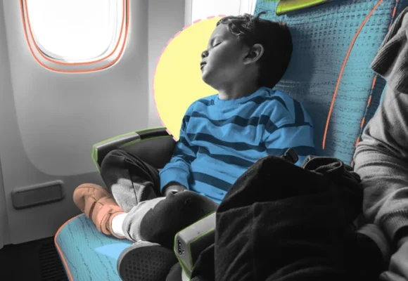 The kindness of strangers: I was a ball of stress taking my four children on an international flight – then a passenger tucked a blanket around my sleeping son