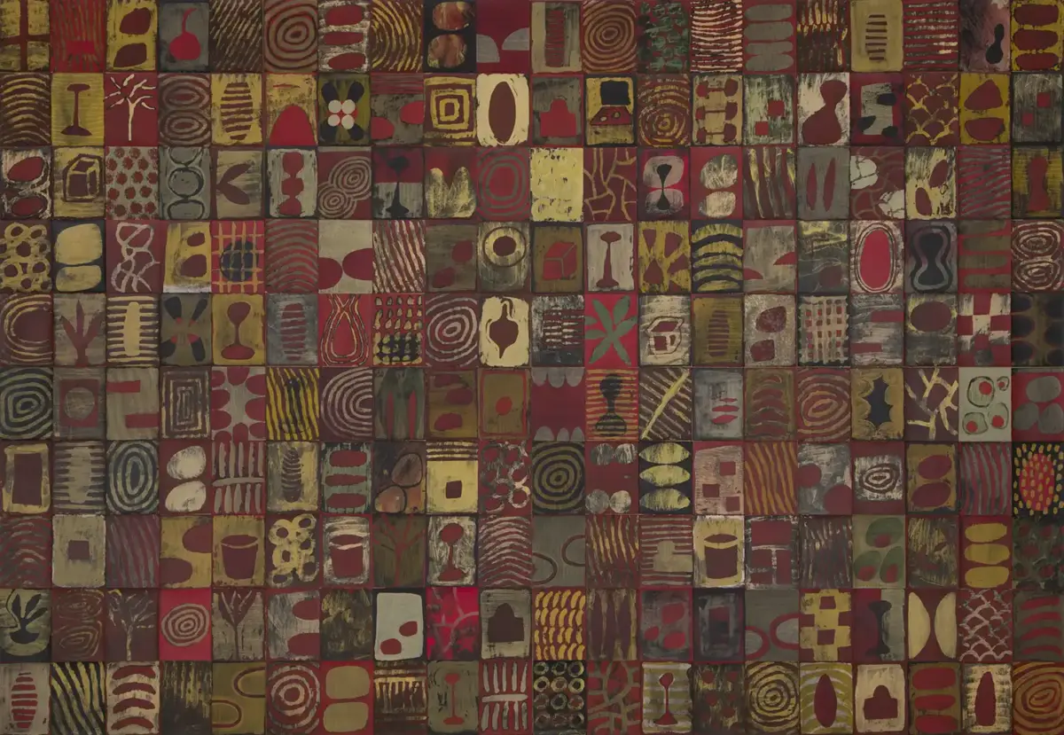 Papers d’aigua I, 2023 Acrílic sobre paper 290 x 420 cm