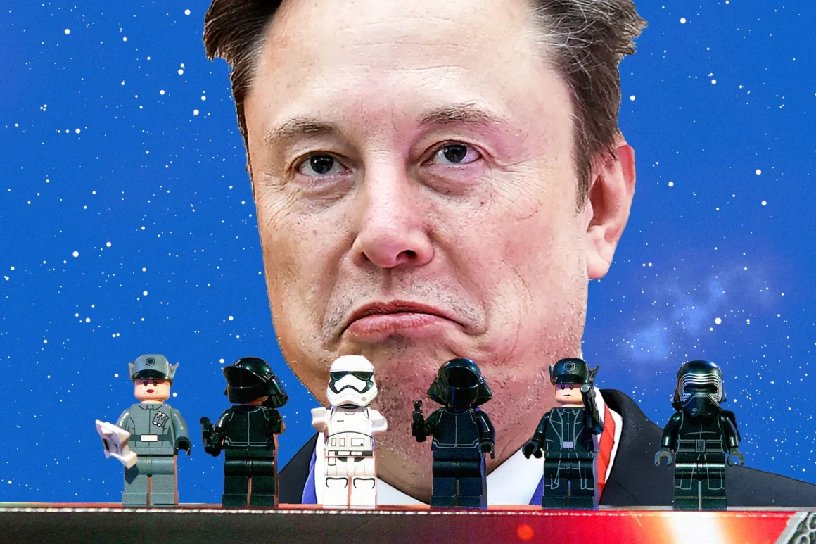 Musk brags about lego grok star wars haul gear